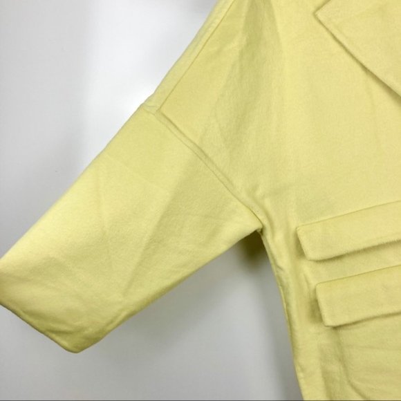 NWT Zara Wool Blend Oversized Lapel Collar Coat - Picture 9 of 12